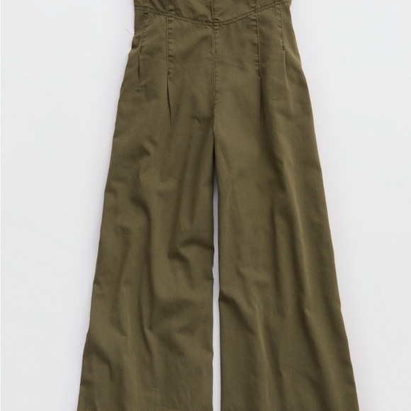 Aerie Sage Green Casual Overalls - Picture 4 of 12